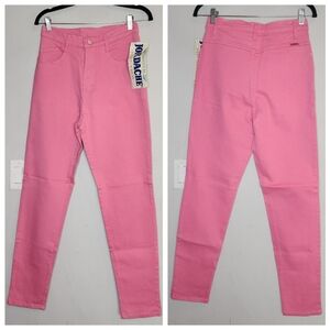 NWT Jordache Pink Jeans Stretch Denim Bareback Vintage 90s Size 10 (4/6 Modern)